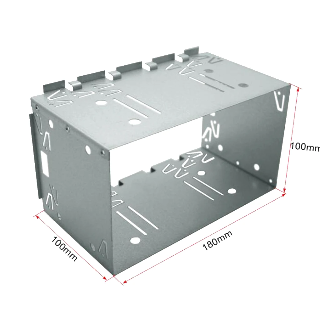 Kit de montagem universal 2 din, quadro de painel de gaiola para 2 din no carro, rádio estéreo, quadro de instalação de rádio estéreo