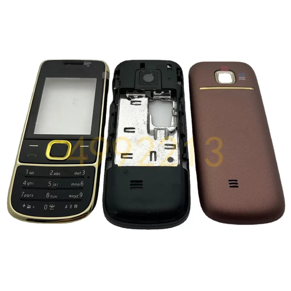 Nuovo per Nokia 2700c 2700 custodia completa completa per custodia per cellulare con tastiera inglese