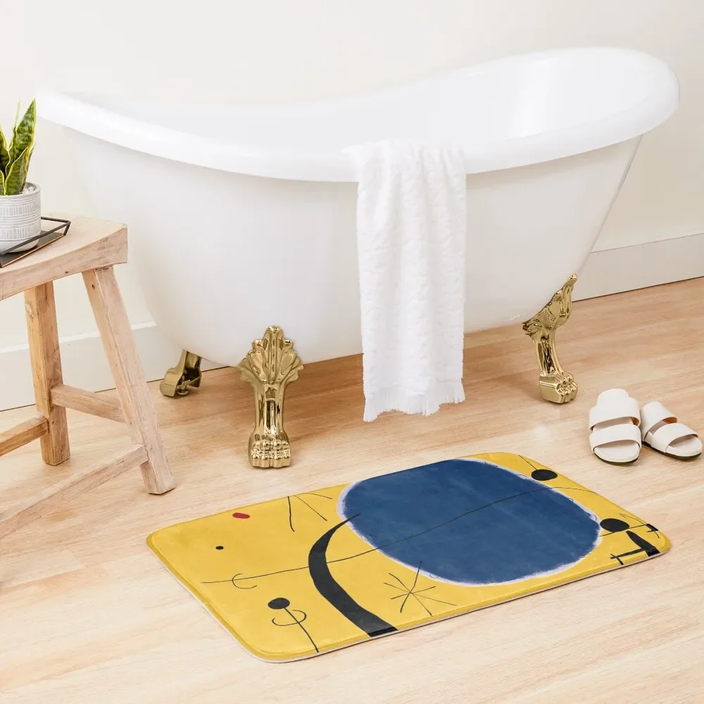 

Joan Mirò #9 Bath Mat Bathroom Accessory Entrance Door Sleeping Room Rugs Rug Bathroom Mat