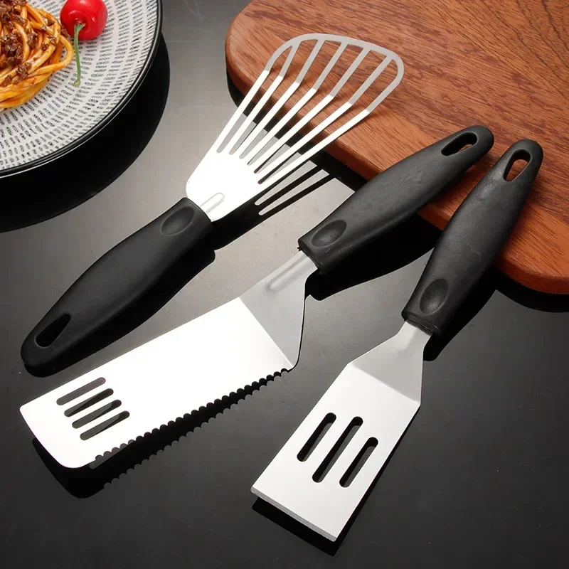 Multi-Size Stainless Steel Fish Spatula Steak Spatula Omelette Small Spatula Japanese Cooking Spatulas Kitchen Tools Gadgets