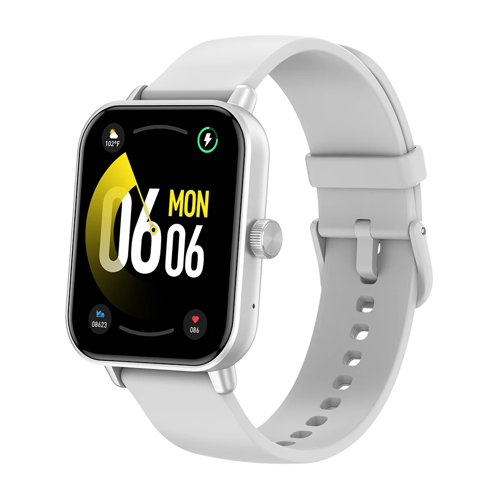 COLMI P81 Spraakoproepen Smart Watch Ultra 1,9 inch scherm 24H Gezondheidsmonitor 100+ sportmodi, Bluetooth Smartwatch Heren Dames
