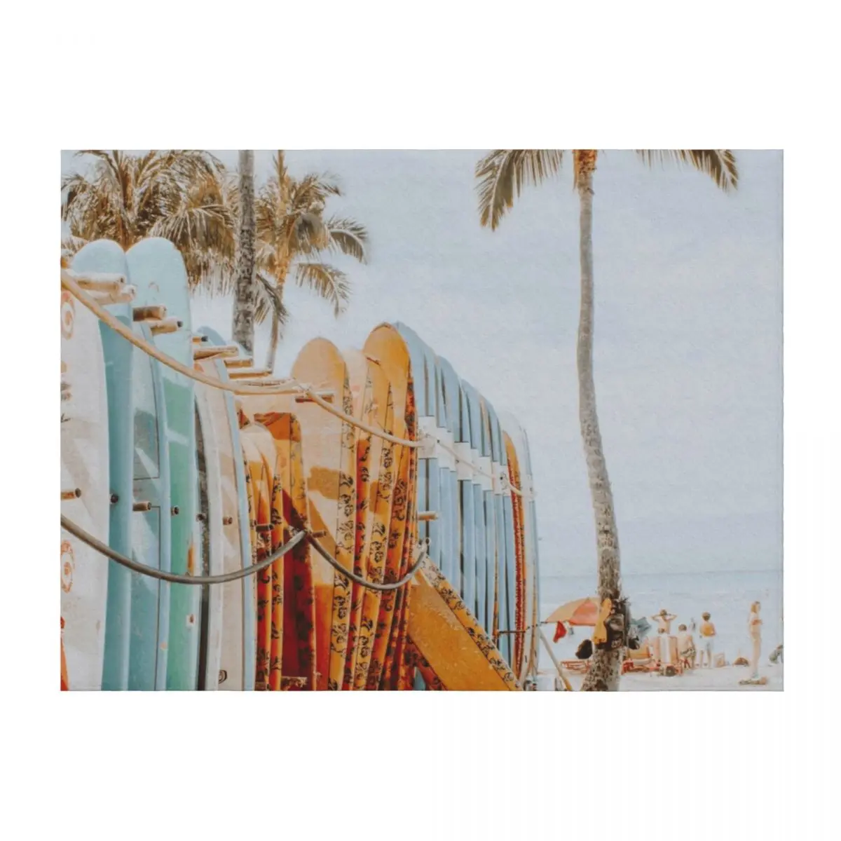 

lets surf xcv Throw Blanket anime Hair Personalized Gift Luxury St Blankets