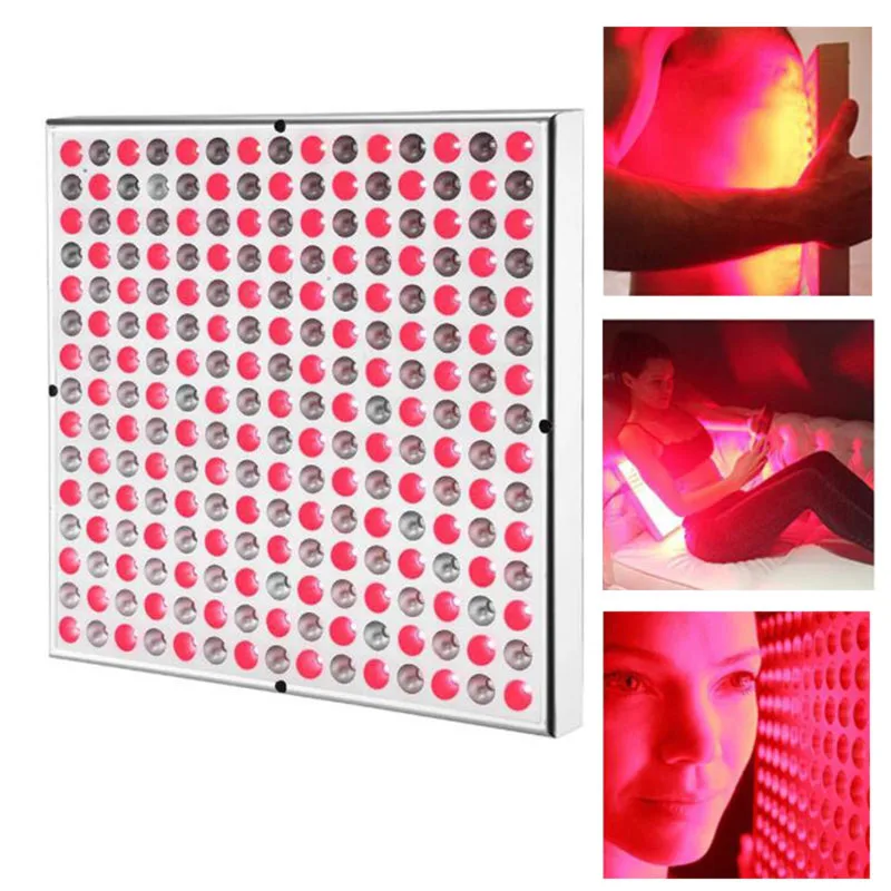 225 led Anti Aging 660nm Red Light Panel Therapy 850nm Infrared lamp set for Skin face body Pain Relief plant Grow Light P