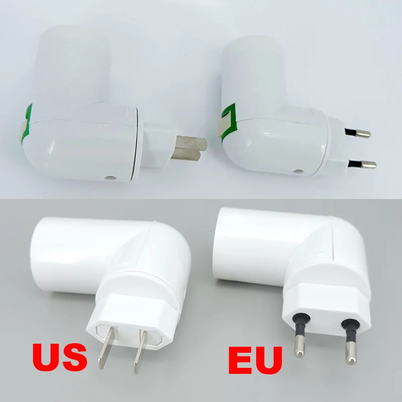 

Патрон E27, адаптер для лампы, регулируемый на 360 градусов цоколи, держатель лампы, конвертер, адаптер для лампочки, вилка европейского стандарта, США, 100-230 В