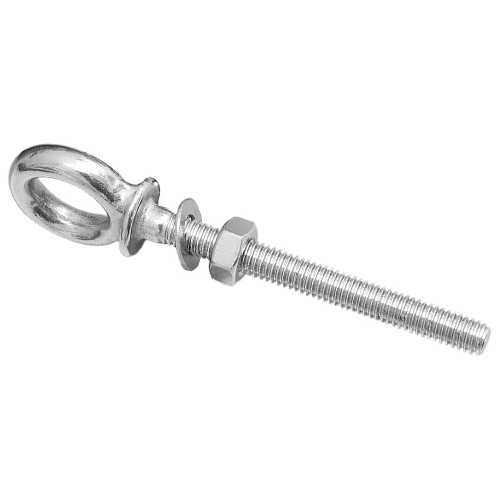

Stainless Steel Lifting Ring Eye Bolt Heavy Duty Metal Screw Threaded Eye Bolts For Hammock Swing Hanging Durable Corrosion