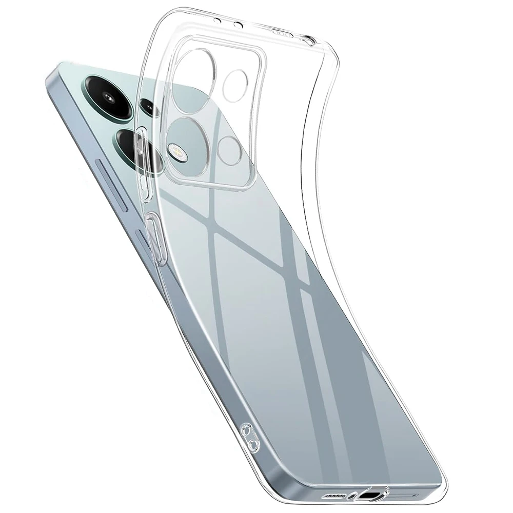 Transparent Ultra Thin Silicone Case For Xiaomi Redmi Note 13 Pro 4G 5G Plus Pro+ Shell For Redmi Note13 13Pro Clear Back Cover