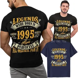 30th Birthday Shirt for Men Legends Were Born in 1995 Awesome T-Shirt Husband Daddy Gift Fashion Vintage 30 Years Old Saying Tee