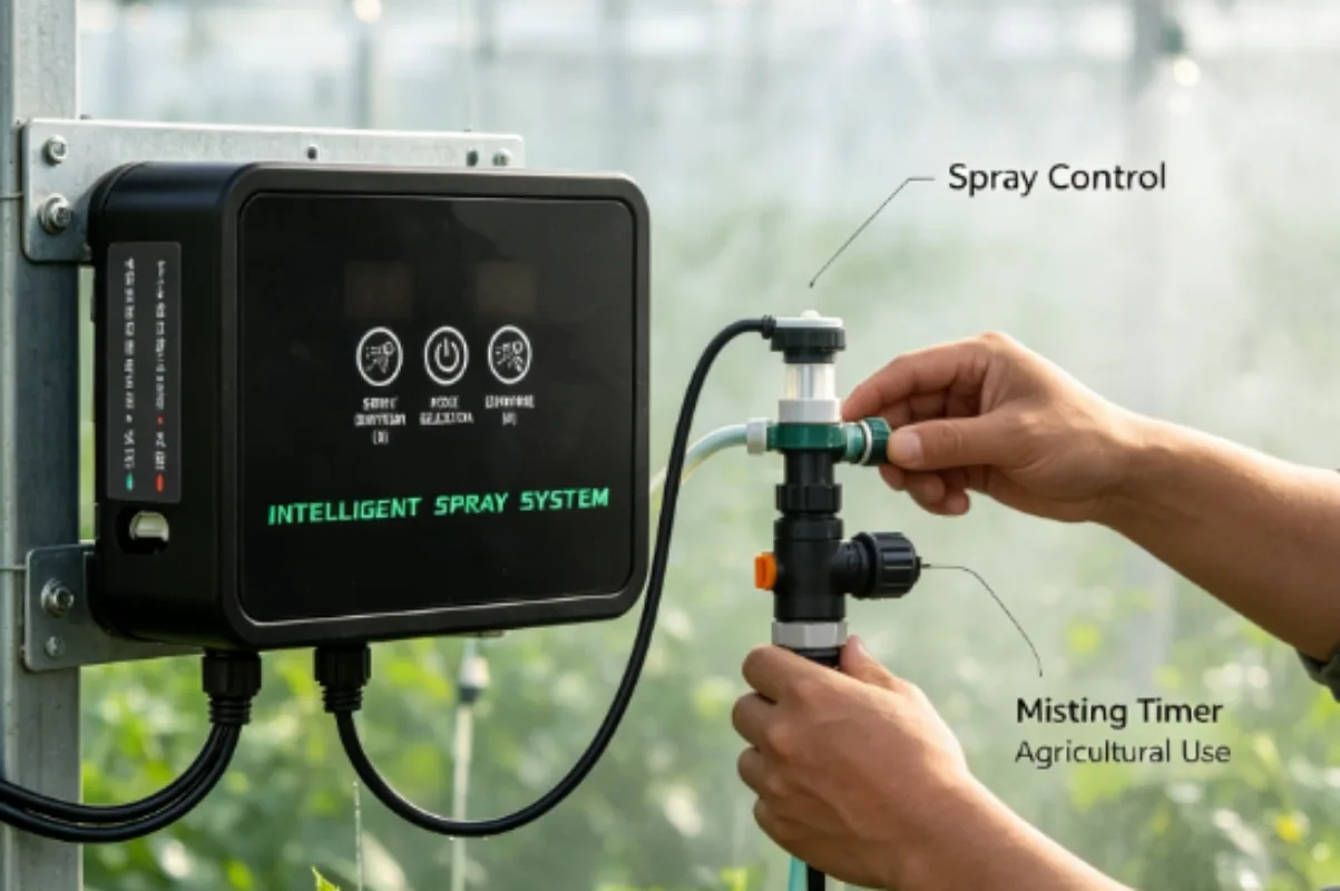 Automatic Timing Spray Mist System, Terrarium Rain‑like Humidifier Water Sprayer Kit
