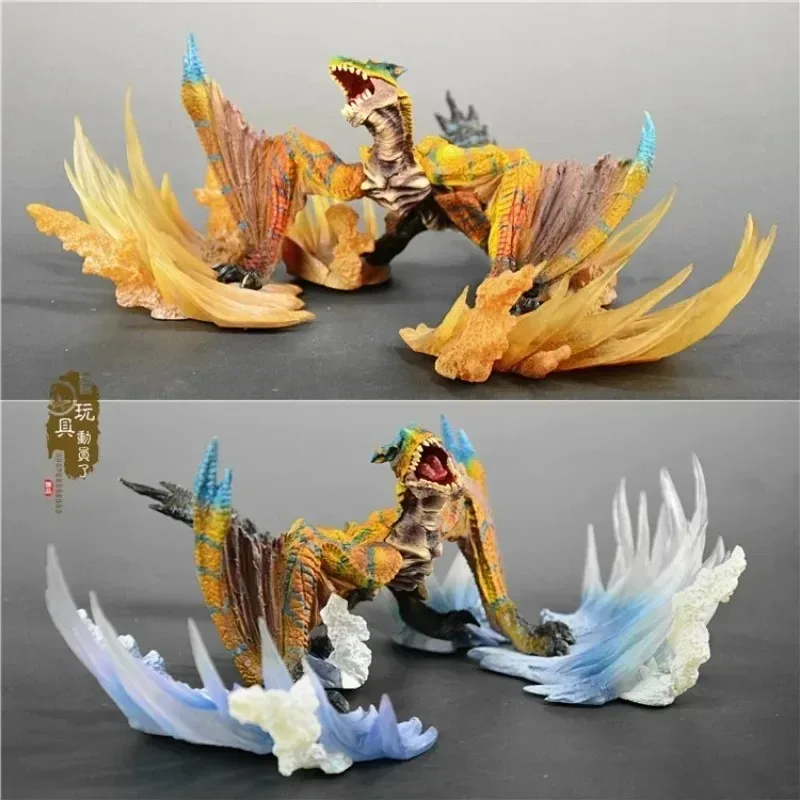 

Collector's Edition Monster Hunter Prototyping Tigrex Fire Dragon Action Figure Model Collection Toy Ornament Gift