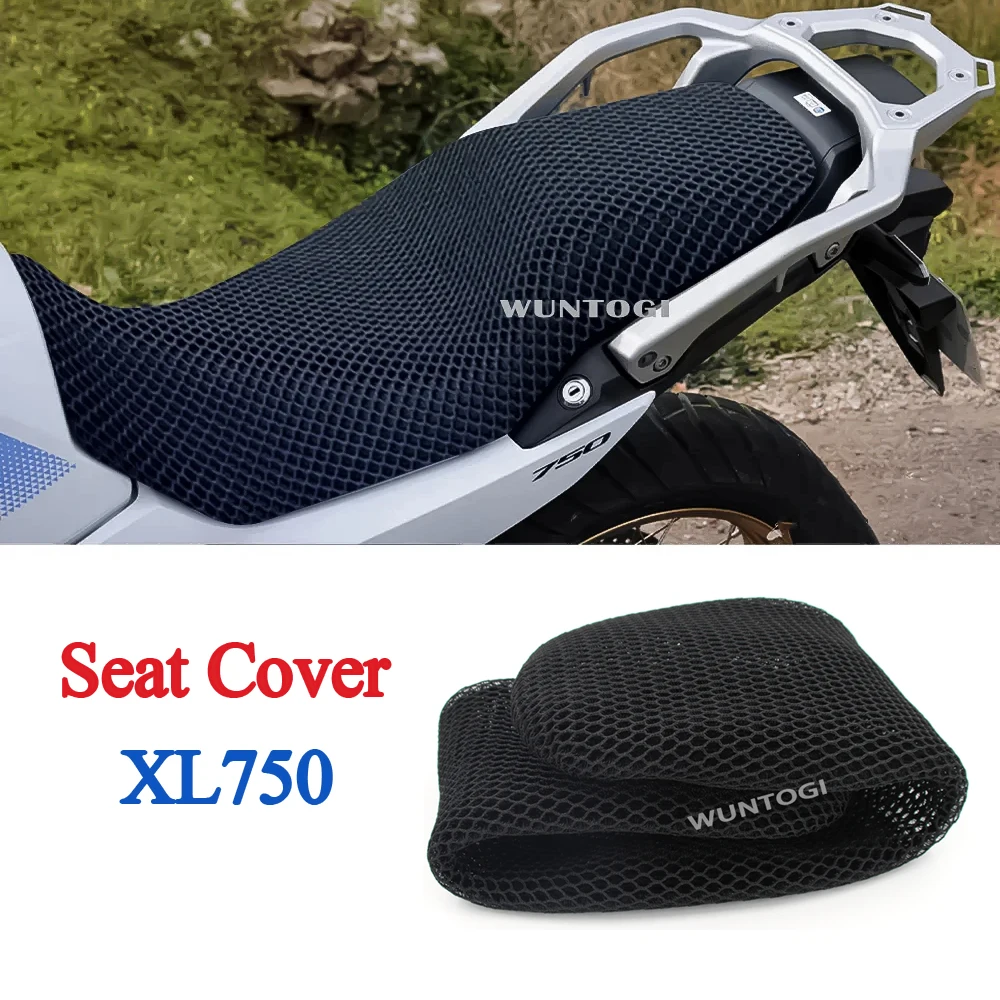 For Honda XL 750 XL750 Transalp 2023- NEW Motorcycle Seat Cover Transalp 750XL 3D Honeycomb Mesh Heat Insulation Protect Cushion