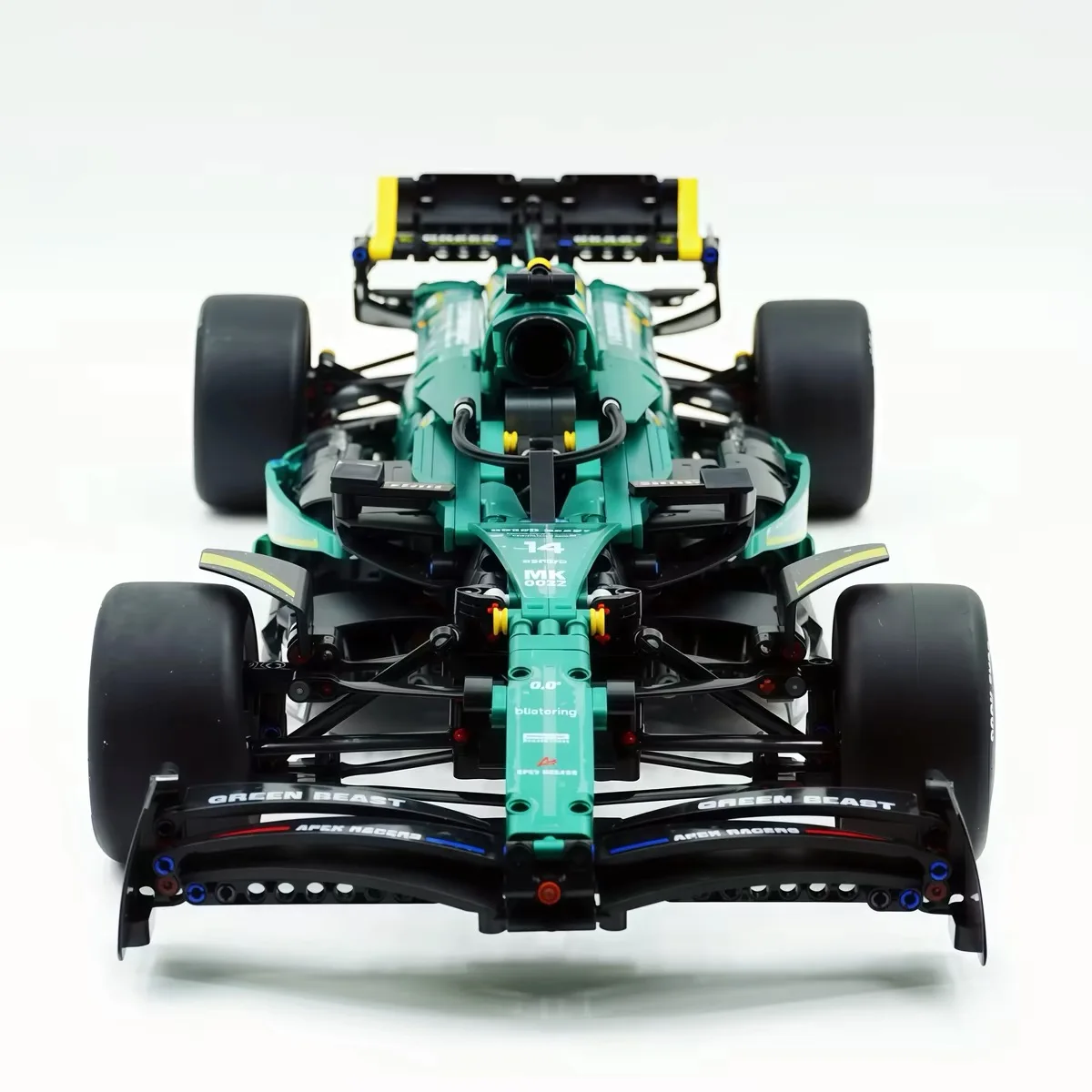 NEW Technical 1912Pcs 1:8 Green Super Sports Car DIY Building Blocks Car Assembly Race Car MOC Supercar Model Toy Birthday Gifts