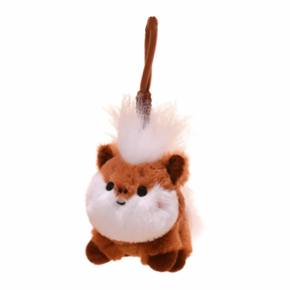 

Chinese New Year Gift Creative Mini Horse Kawaii Cute Cartoon Horse Keychain Stuffed Horse Long Hair Horse Bag Pendant