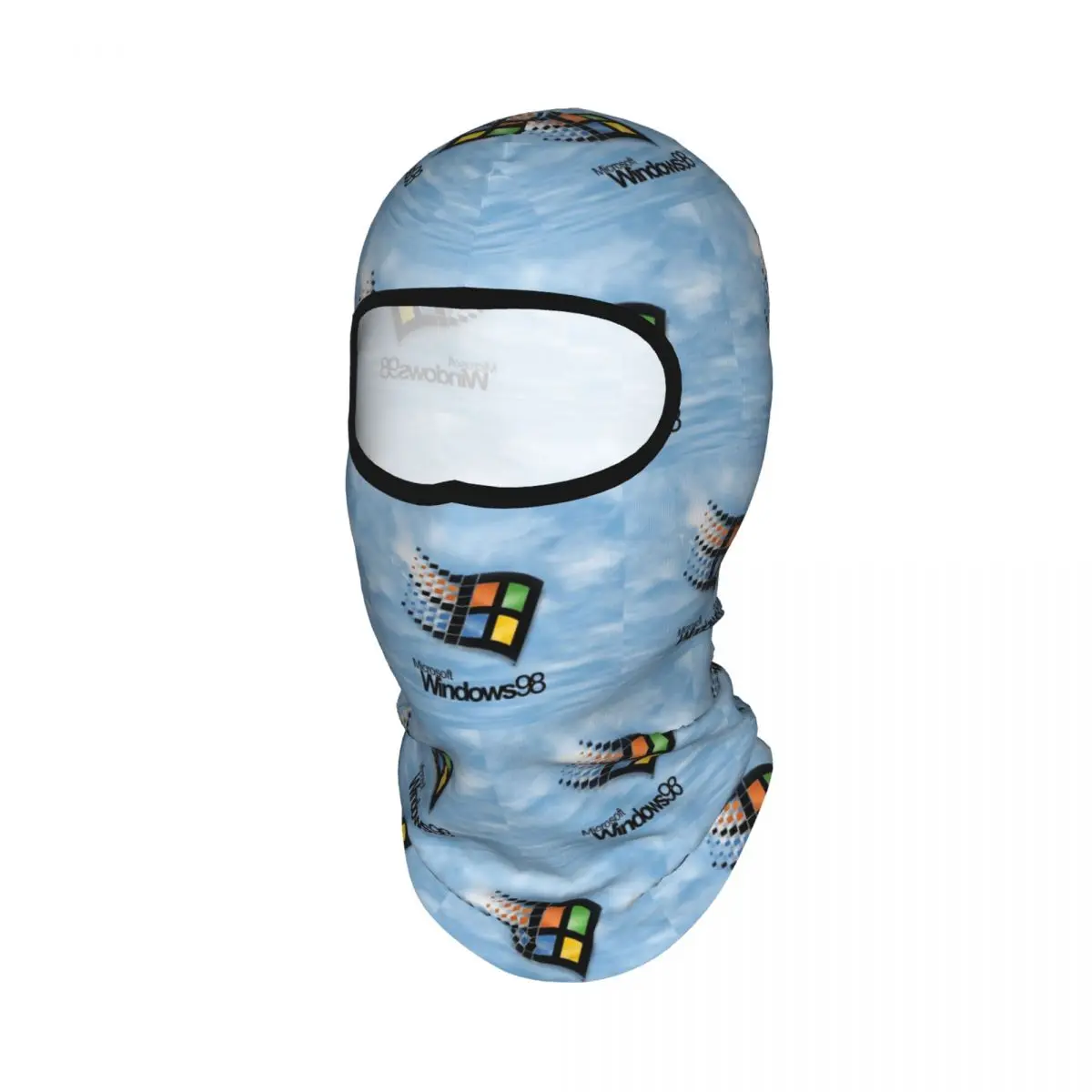 Windows 98 Start Screen Breathable Thin Balaclava Full Face Mask Sun Protection Neck Gaiter For Motorcycle Cycling