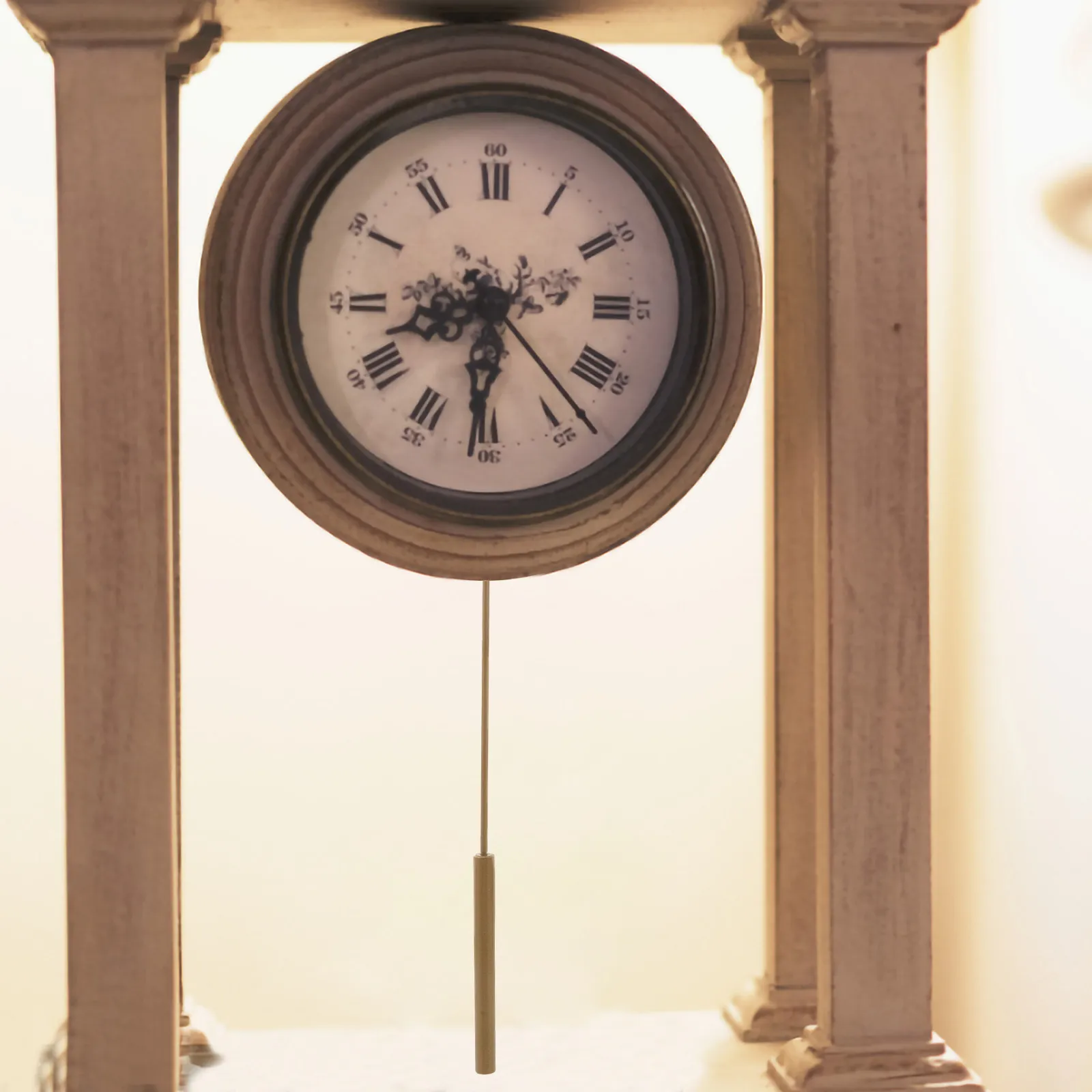 Quartz Clock Pendulum Metal Rod Wall Clock Replacement Sturdy Vintage Pendulum Bob Compatible Swing Movement Accessory