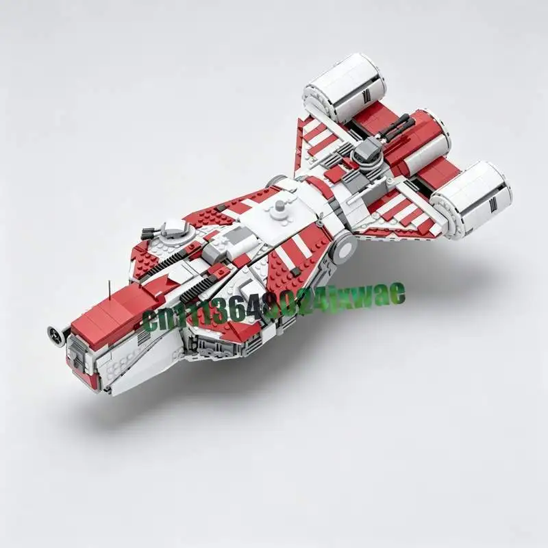 1152PCS Republic Consular Frigate MOC Model Customize Puzzle Sci-Fi Building Blocks DIY Creative Assembly Toy Gift Collection