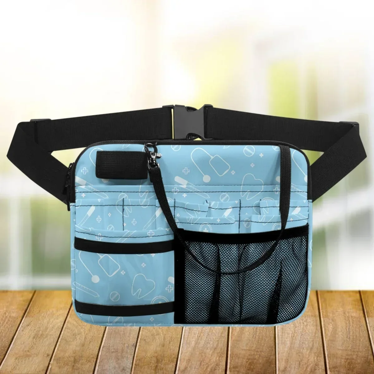 New Adjustable Emergency Supplies Belt Organizer Multiple Pockets Nurse Tool Waist Bag Medical Organizer Pouch  Print on Demand