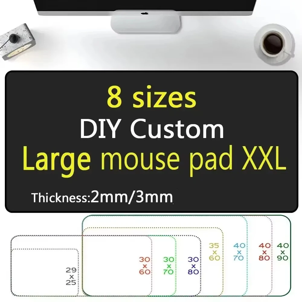 Personalized Custom Game Playmat DIY Custom Photo Print Desk Mat Anti Slip Rubber Mouse Pad For PC Gamers
