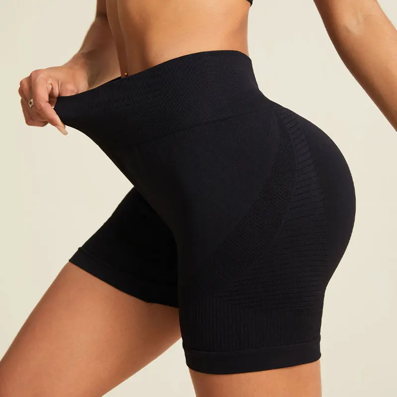 Women Yoga Shorts High Waist Workout Shorts Fitness Yoga Lift Butt Fitness Ladies Yoga Gym Running Short Pants Sportswear