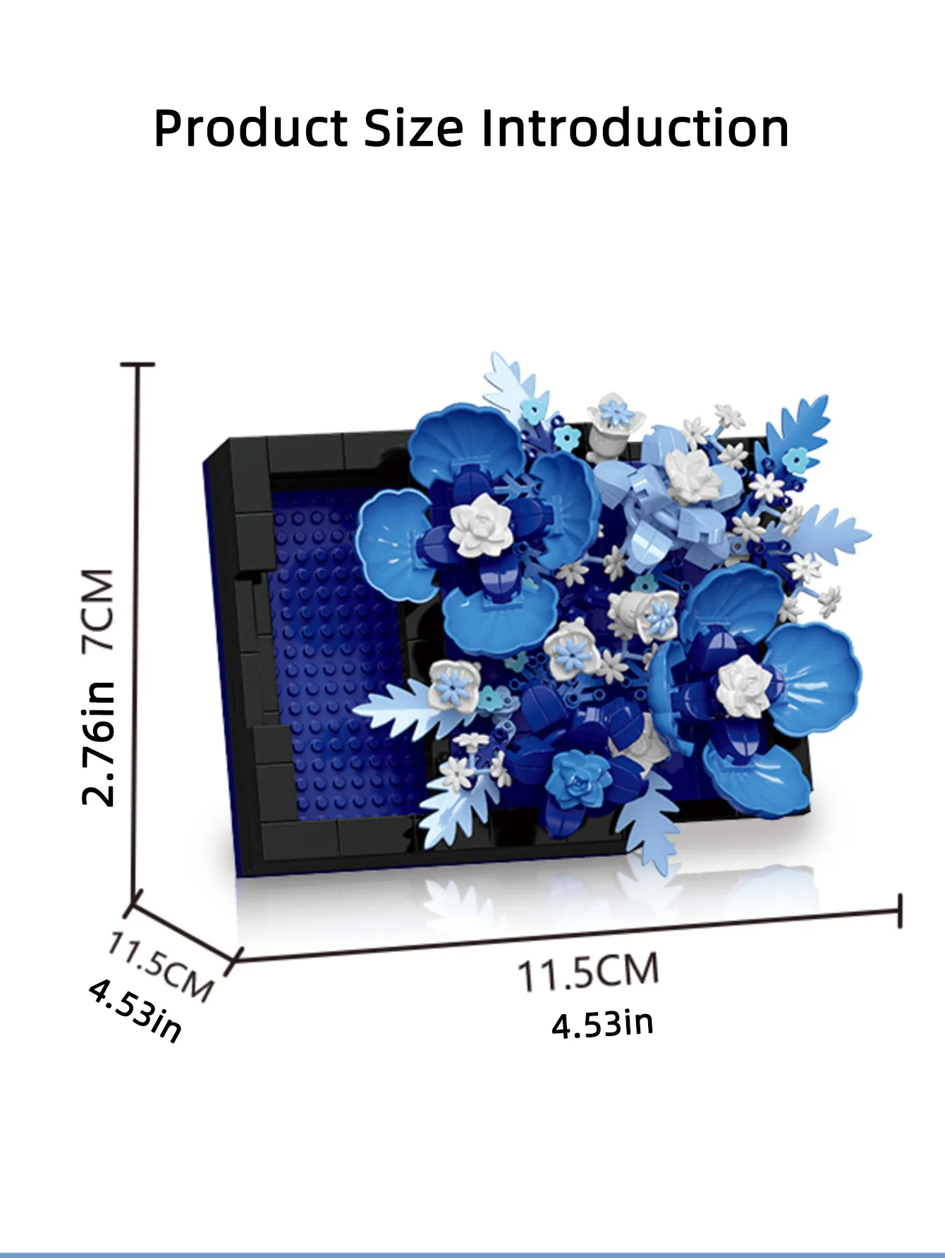 5 Arten von Blumenbox-Bausteinen, ewig haltbare Blumen-Bausteine, DIY-Tischdekoration, Geburtstagsgeschenke, Festgeschenke – Detail 2