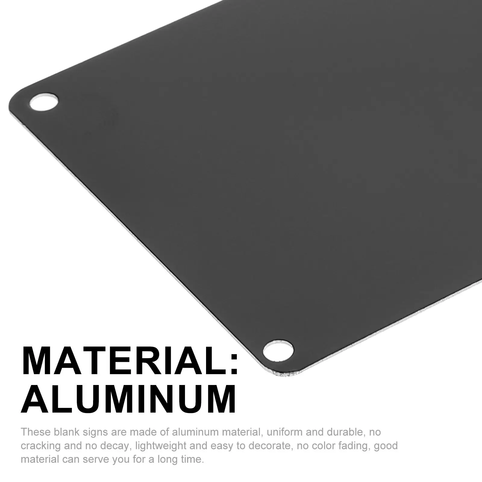 10 Pcs Engraved Sign Labels Plate Plank Door Multi-function DIY Accessory Blank