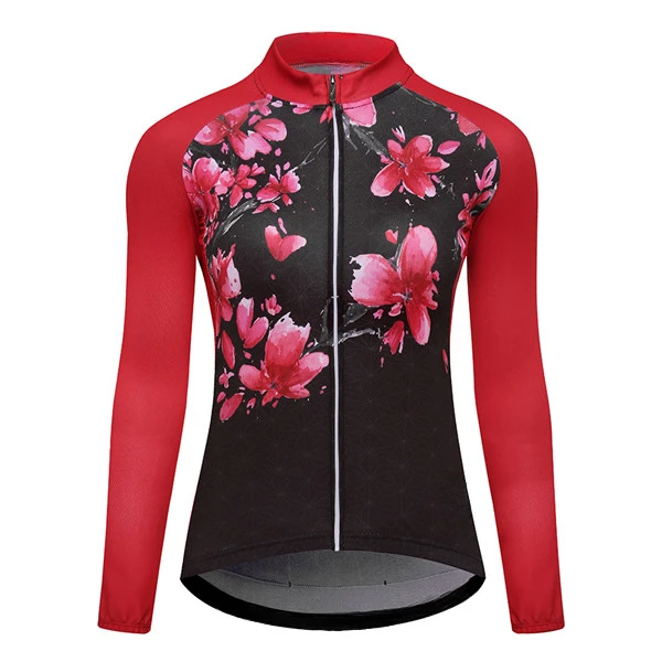 Women Cycling Jersey Mtb Bicycle Clothing Ciclismo Long Sleeves Jersey Road Riding Shirt Road Bike Cycling Clothing