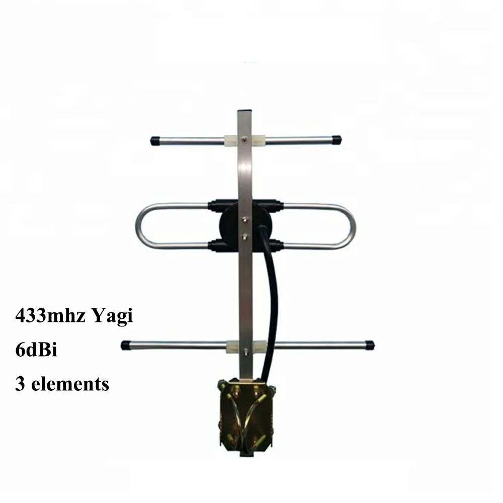 Imagem -04 - Lorawan-antena Iot-direcional Painel de Parede Yagi High Gain Booster 433mhz 400470mhz Sistema Lora Impermeável ao ar Livre