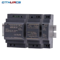 Mini AC/DC DIN Rail Power Supply Switch HDR Single Output 12V 24V Industrial Automation Switching 15W 30W 60W 100W 150W