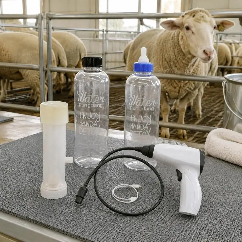 QX2E Electric Sheep Milker with ABS Housing for Routine Small Farm Milking Tasks