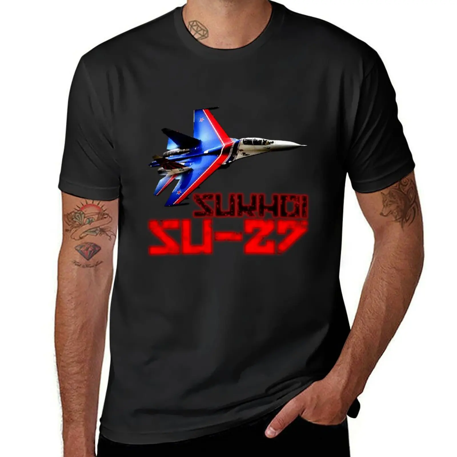 

Sukhoi Su-27 T-Shirt plain animal prinfor boys heavy weight t shirts for men