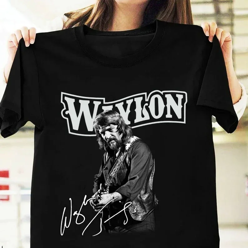 Waylon Jennings Country Legend T-shirt Tee LI215