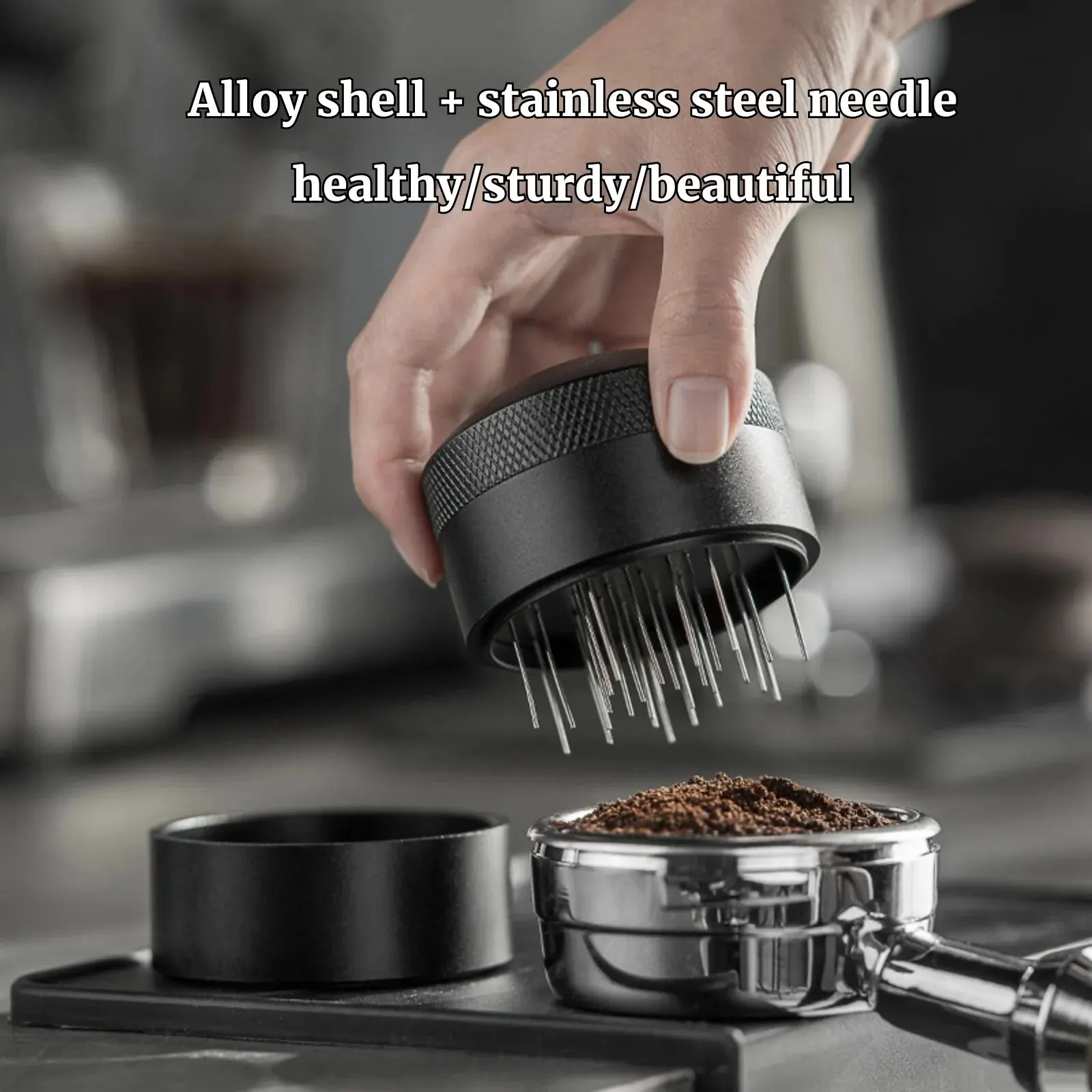 2027 NEW Espresso Stirrer WDT Tool, Espresso Distribution Tool for 51mm 54mm 53mm 58mm Portafilter, Coffee Powder Stirring Tool
