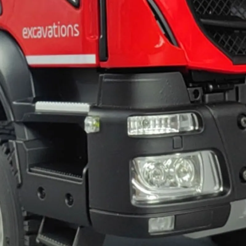 

6x6 RC Hydraulic 1/14 Metal Dump Truck Radio Control Tipper Dumper 2-speed Gearbox Lights Sounds Painted Assembled Toy TH23356