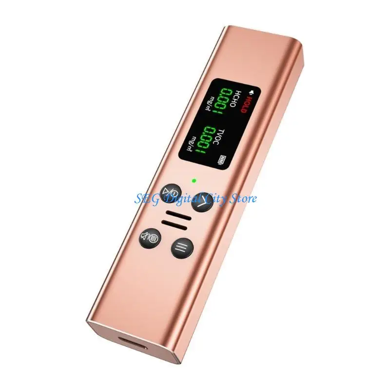 U75B High-Precision Formaldehyde Detector Indoor Portable TVOC Air Quality Monitor