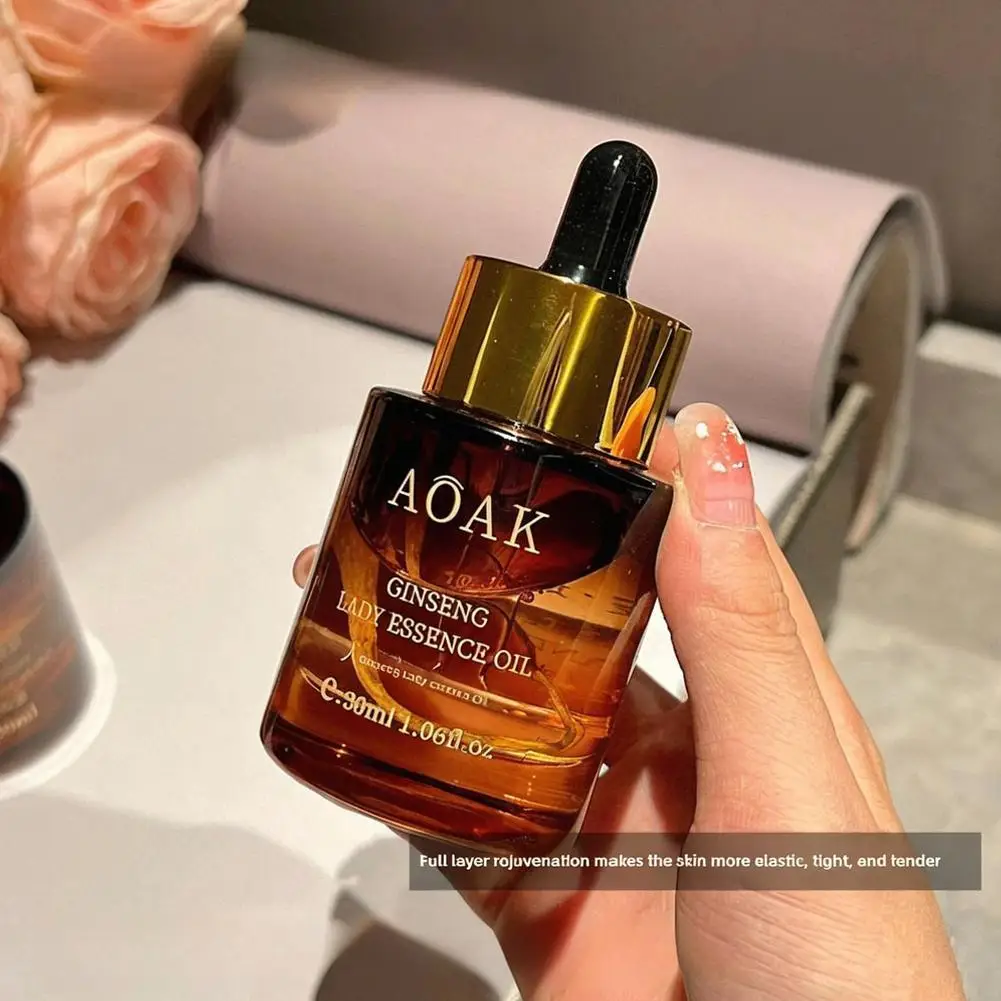 

30ML Ginseng Face Serum Essence Water Firming Moisturizing Repairing Anti-Aging Brighten Whitening Serums Skin Care for Women