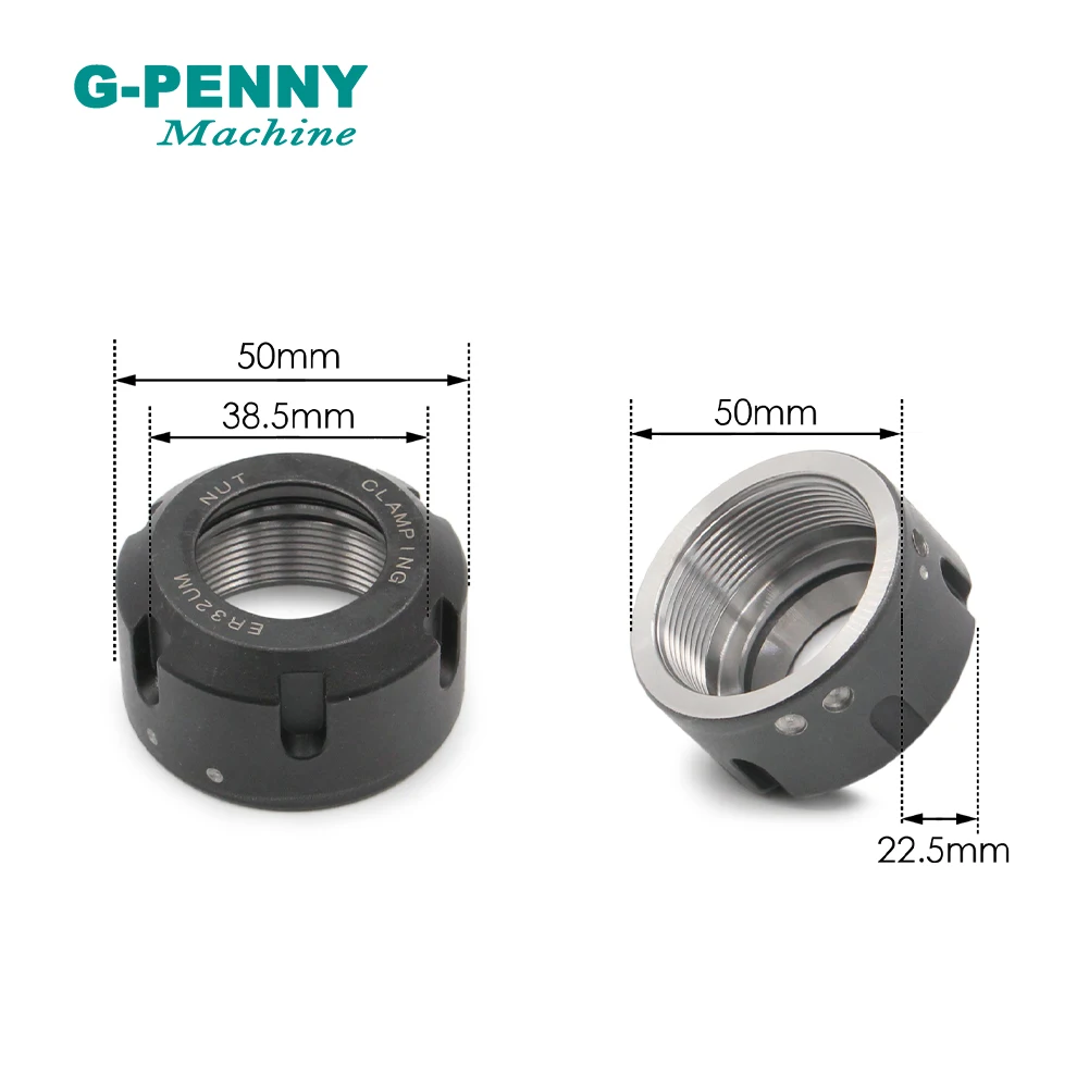 G-PENNY ER32-UM collet nut for cnc engraving spindle motor collet chuck CNC spindle nut Clamping