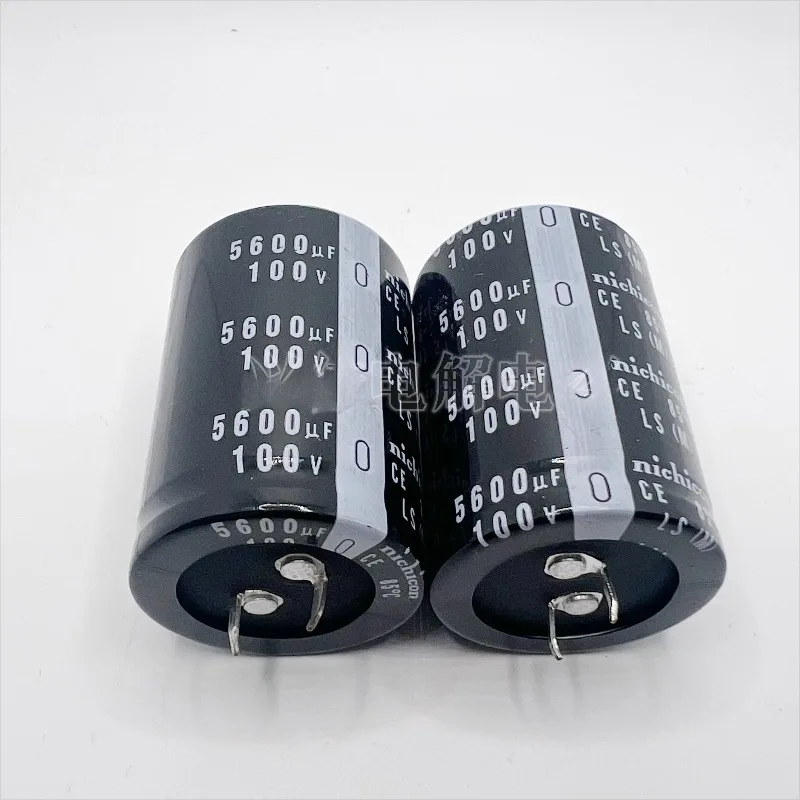 2Pcs/Lot Nichicon Audio Filter Capacitor 100V5600UF 30x50mm 30x60mm 35x40/45/50/60 Snap-in Electrolytic Capacitors