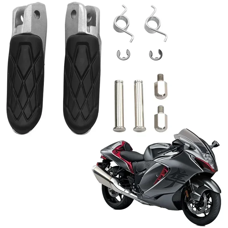 For Suzuki Hayabusa GSX1300R 2022-2023 Motorcycle Acsessories Driver Rider Foot Pegs Footrests Motorbike