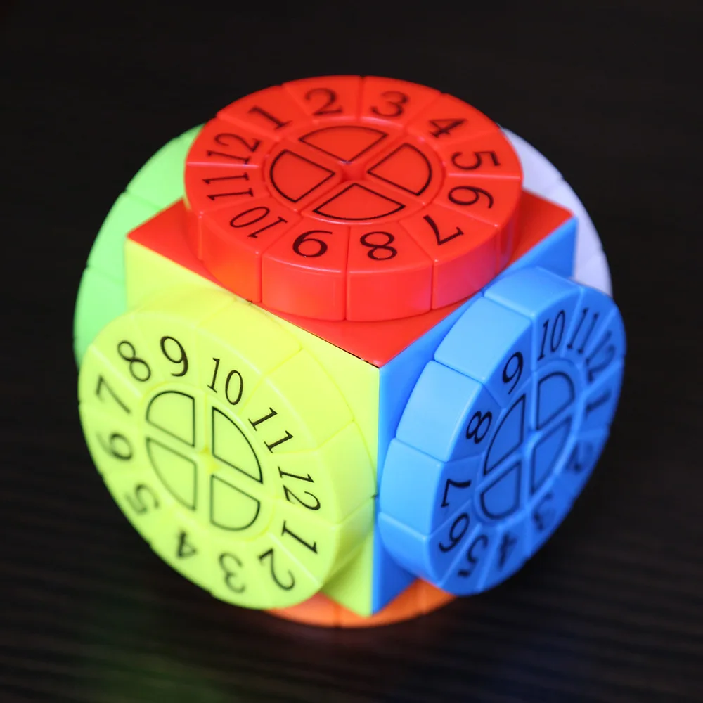 Máquina do tempo 3x3x3 cubo mágico quebra-cabeça suave velocidade profissional infinito cubos educacional presente de aniversário brinquedos fidget