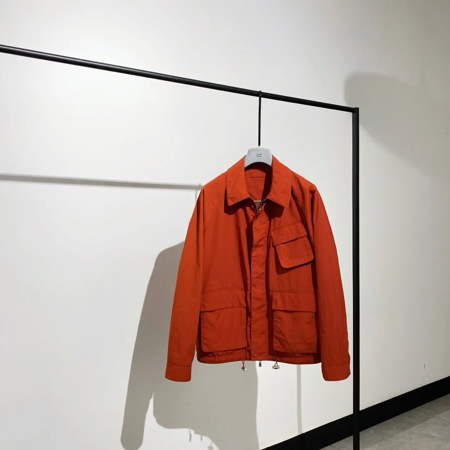 Italian Old Money Red Soft Touch Tooling Thin Jacket