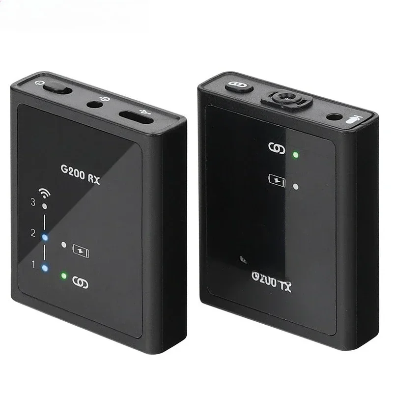 G200 collar microphone 5.8G wireless live broadcast interview recording condenser microphone