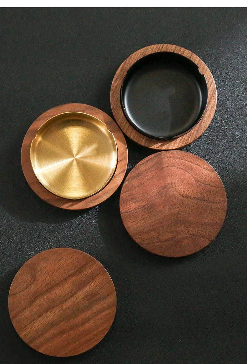 Kreativer winddichter Aschenbecher mit Deckel, dekoratives Geschenk, Raucherzubehör für drinnen und draußen – Detail 12
