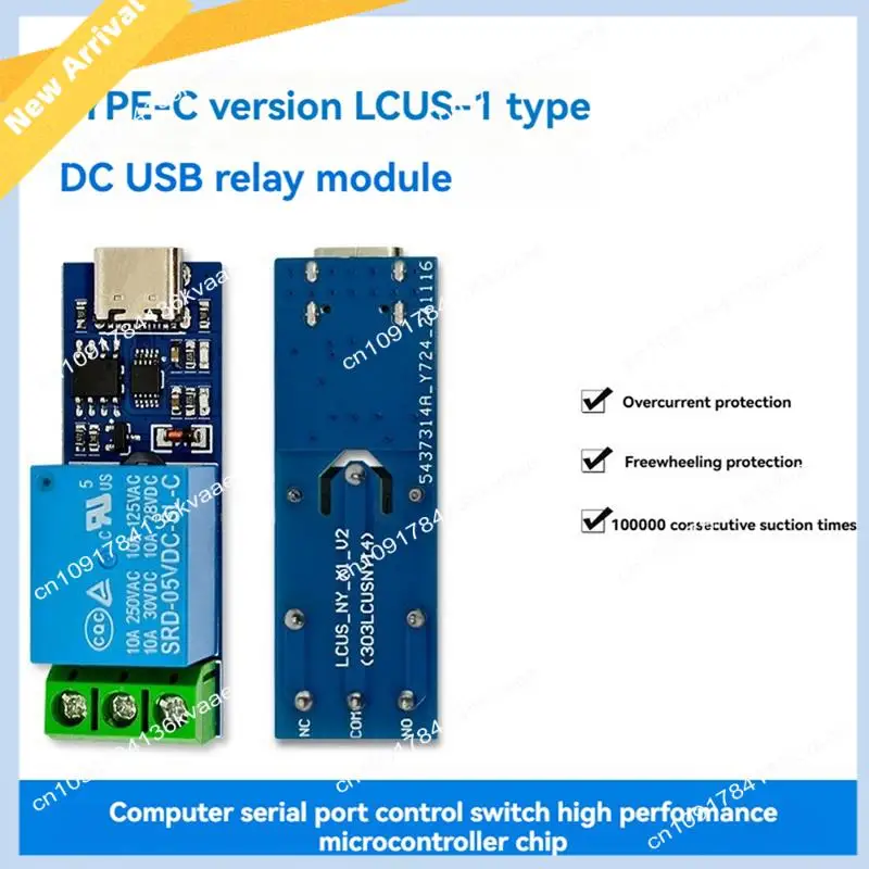 

M01K DC USB-релейный модуль TYPE-C с поддержкой защиты от перегрузки по току, переключатель управления последовательным портом компьютера