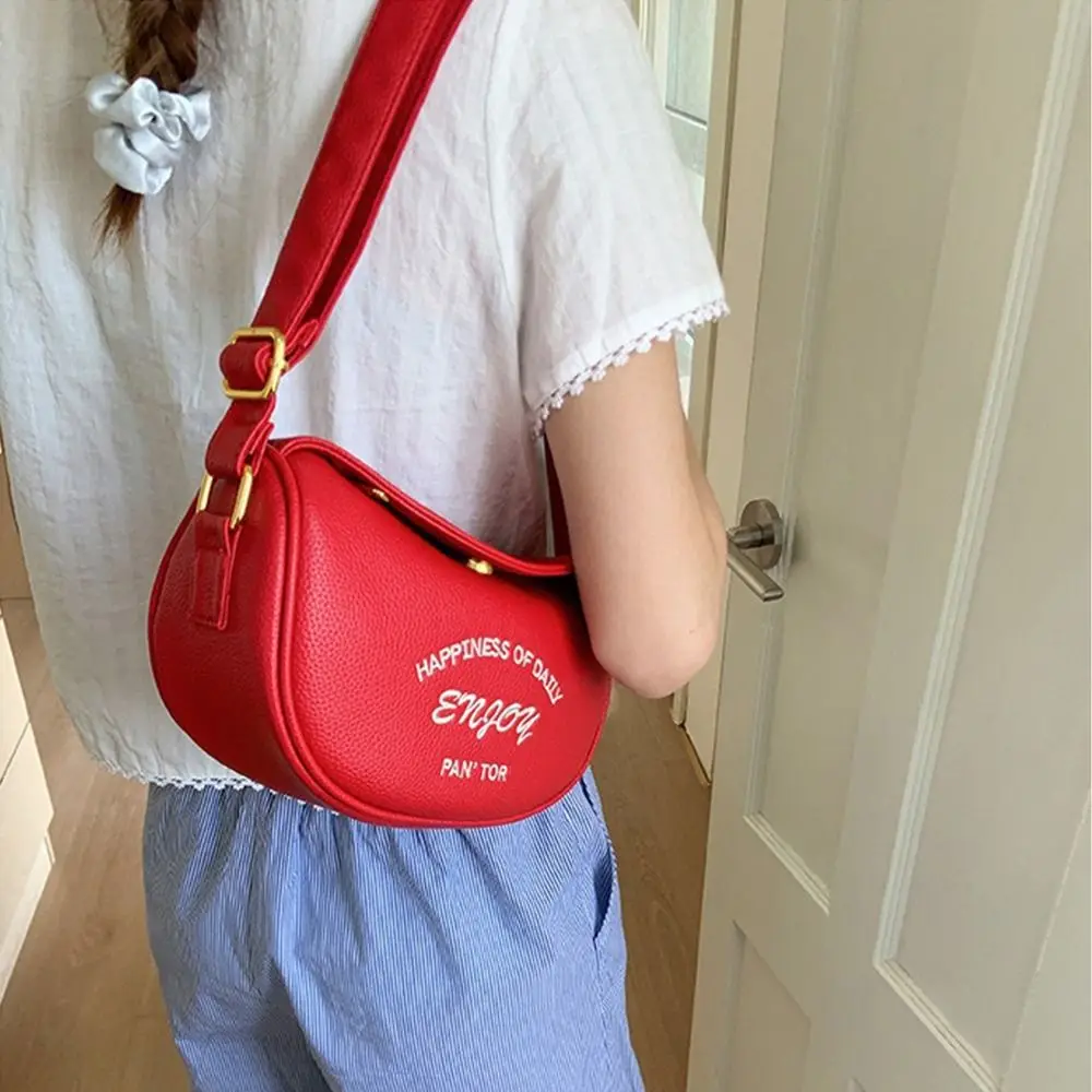 

Модная корейская сумка-седло с вышивкой букв, сумка на плечо, роскошные женские сумки из искусственной кожи