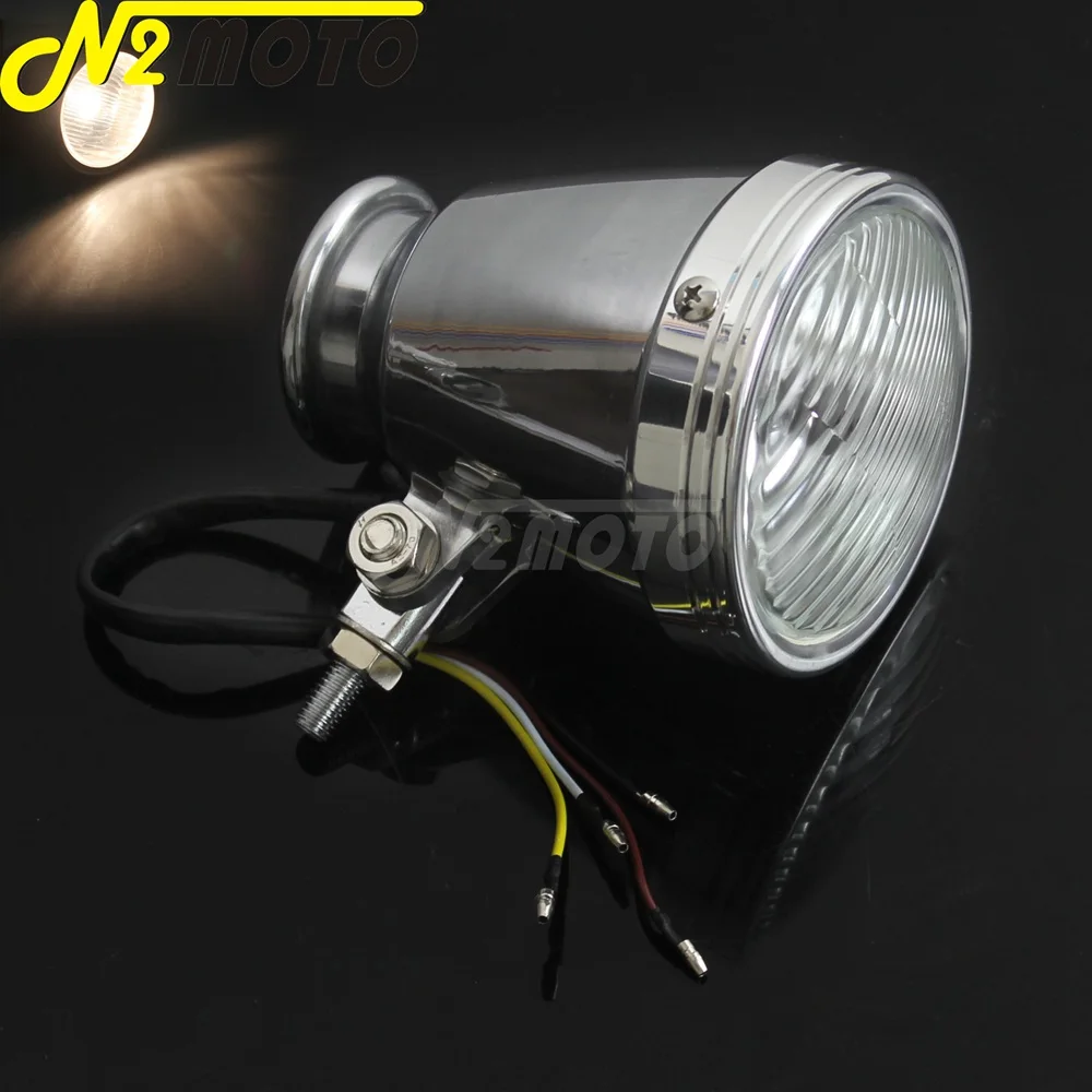 Chrome H4 12V 60/55W Motorcycle Headlight 4\