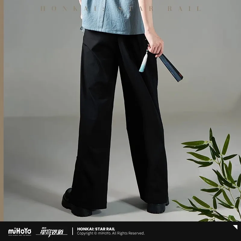 miHoYo Pantaloni Feixiao ufficiali Honkai: Star Rail Feixiao Pantaloni della serie Pantaloni a gamba dritta Abbigliamento Pantaloni casual Cosplay Regali di Natale