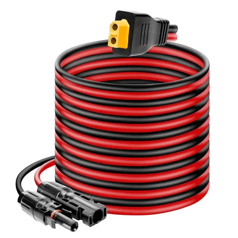 6m/3m Solar Extension Cable, Connector Charging Wire for Portable Power Station, RV, Camping, Boats, Off-Grid Storage & Outdoor