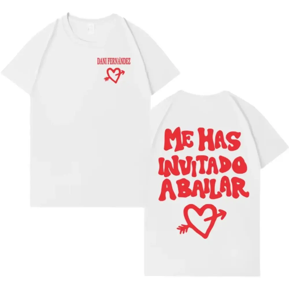 Y2k Hip Pop Streetwear Rapper Dani Fernandez Fashion Print T-shirts Summer Casual Y2K Pop Oversized T-shirt Loose Clothing