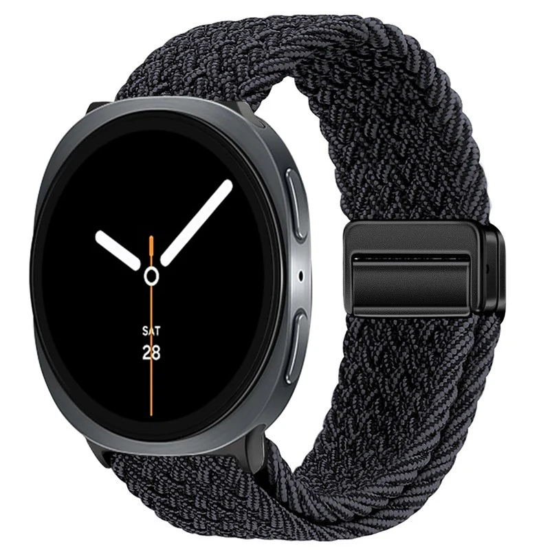 Geflochtenes Solo-Loop-Armband für Samsung Galaxy Watch 8 40/44mm Zubehör Nylon-Armband Correa Galaxy Watch 8 Classic Band 46mm – Detail 31