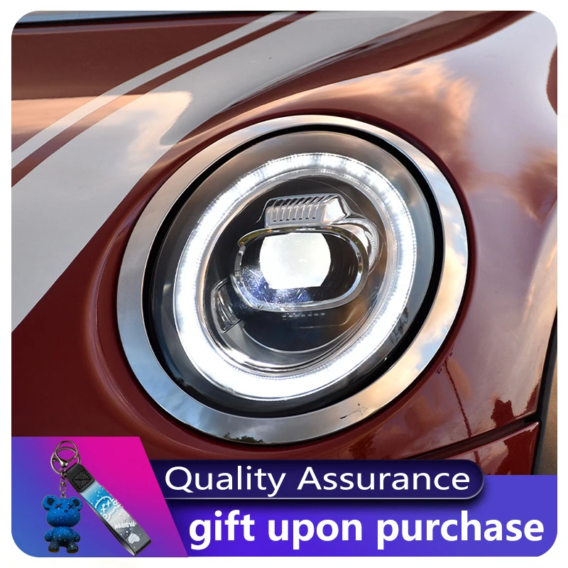 

Car Styling For BMW MINI Cooper R55 R56 R57 2007-2013 Front Lamp DRL Headlight Turn Signal Highlight LED Bulbs Dynamic Lens Auto
