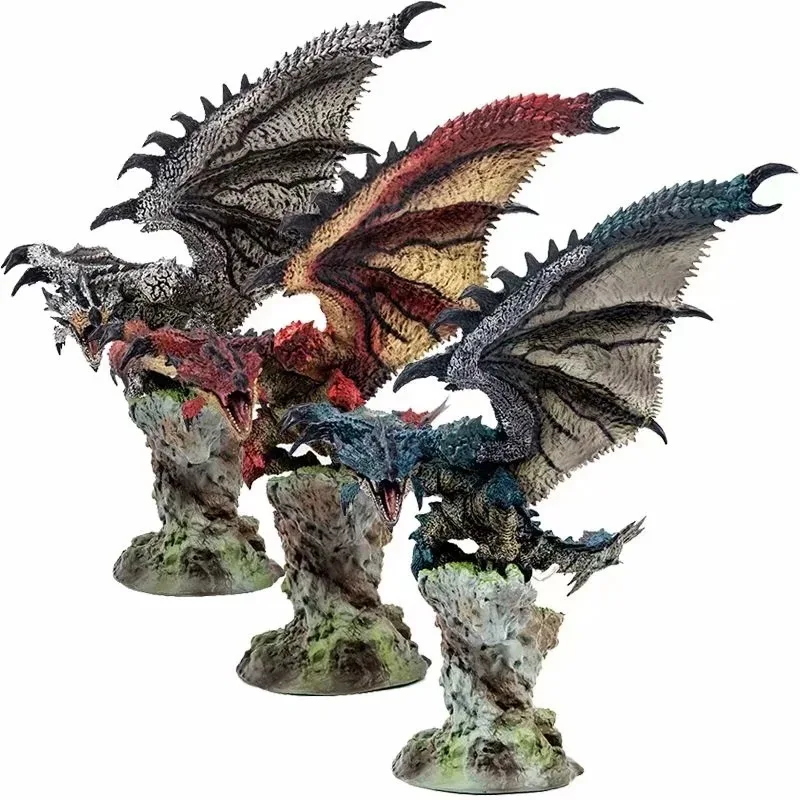 

Action Figurine Monster Hunter Collector'S Set Velkhana Nergigante Zinogre Zamtrios Desktop/Pc Case Decor Perfect Gift For Boys